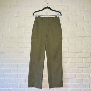 Abercrombie & Fitch Utility Straight Pants Women’s 25 Olive Green